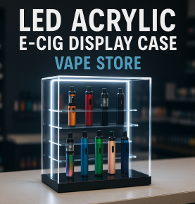 The Strategic Role of Acrylic Display Solutions in the Vaping Industry